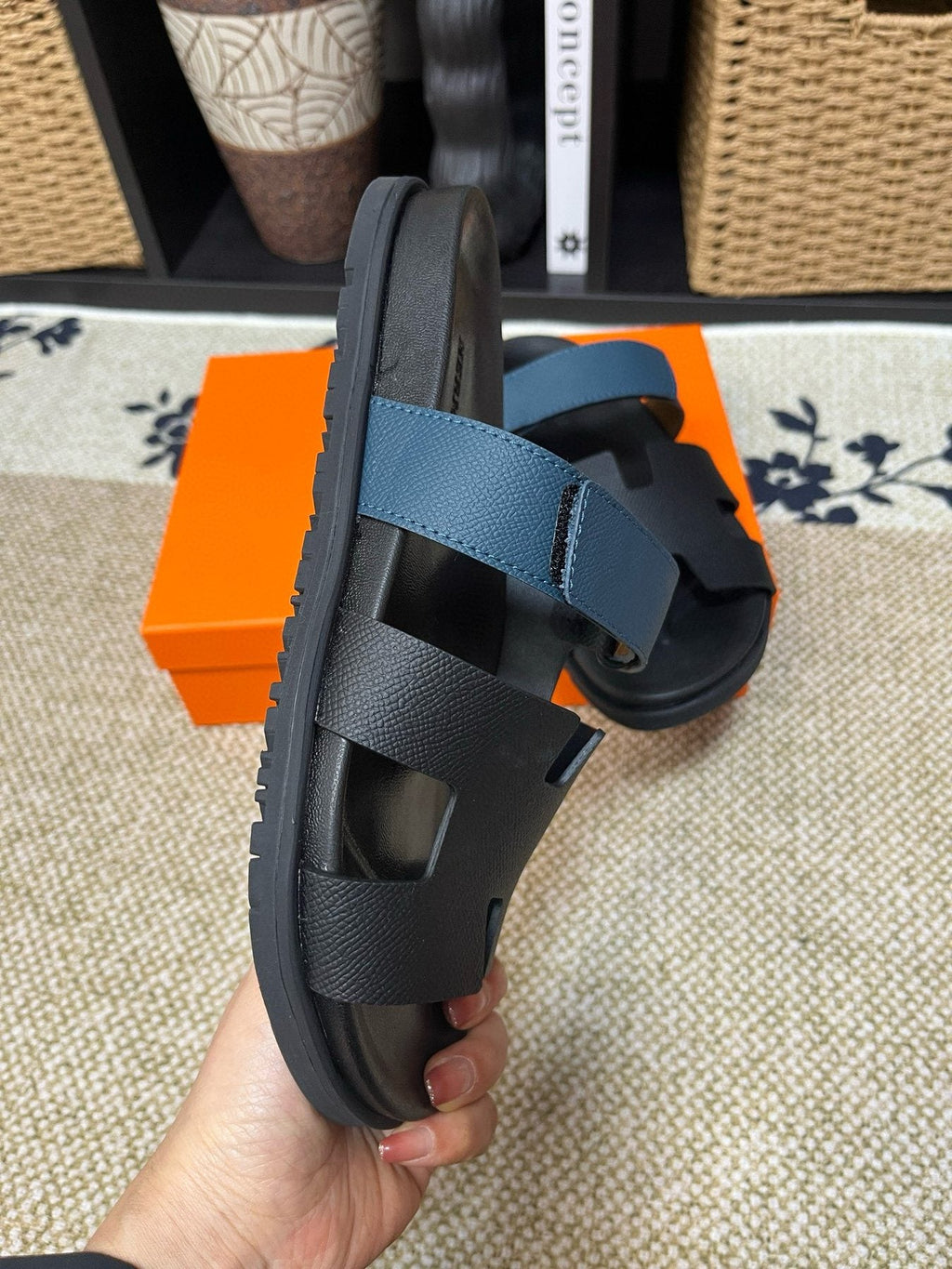 Hermès Kazimir Slide Sandals — front