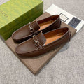 Gucci Brown Bit Loafers — hero